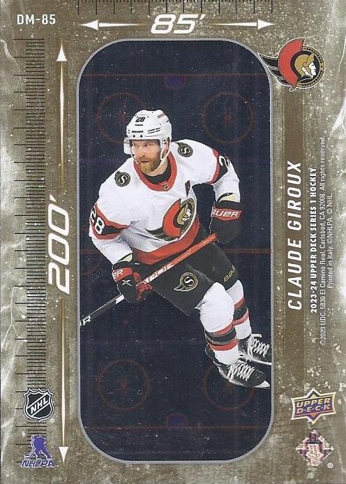 2023-24 Upper Deck 200' x 85' Gold #DM-85 Claude Giroux