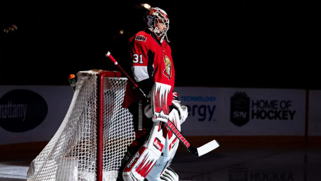 Anders Nilsson’s 2019-20 Ottawa Senators Game-Issued Red Home Set 2 Jersey with Team COA - size 60G