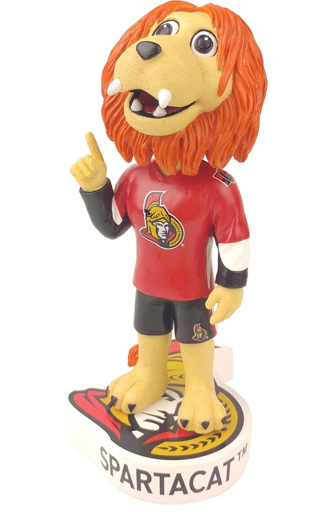 2018 Ottawa Senators Spartacat Sparty Mascot Bobblehead /2018