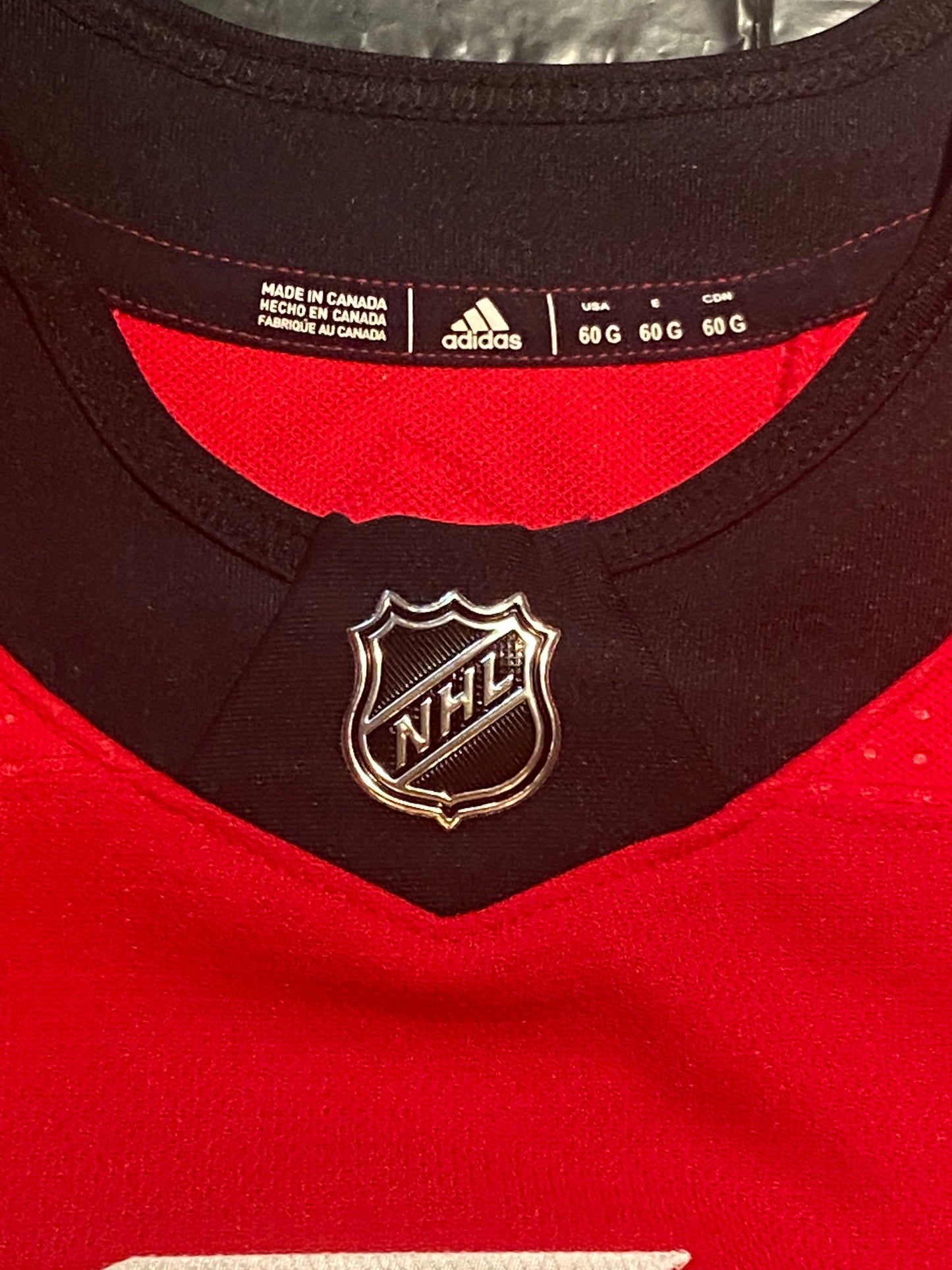 Anders Nilsson’s 2019-20 Ottawa Senators Game-Issued Red Home Set 2 Jersey with Team COA - size 60G