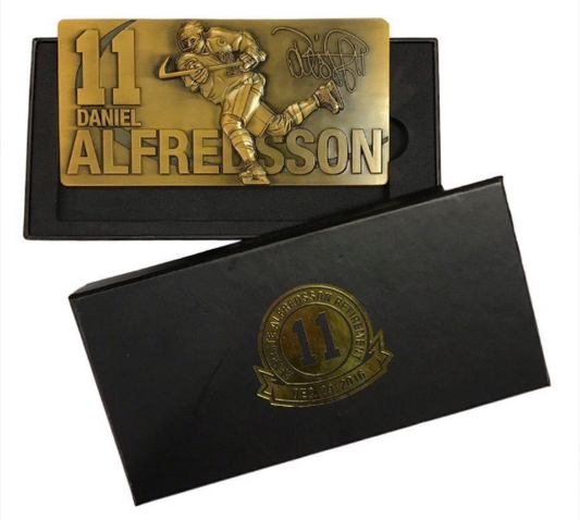 Daniel Alfredsson 2016 Ottawa Senators Jersey #11 Retirement Night Commemorative Bronze Ticket - New With Display Box!