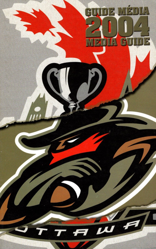 2004 Ottawa Renegades Media Guide