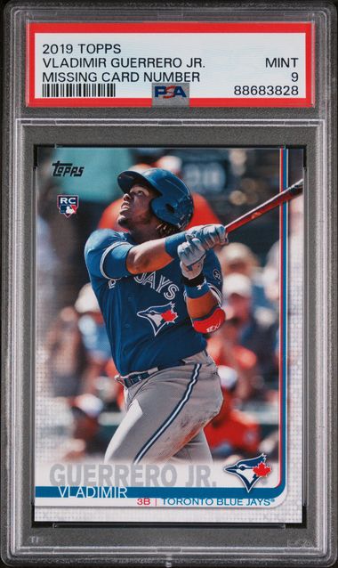 2019 Topps SP Rookie Vladimir Guerrero Jr. (Without Card Number) PSA 9