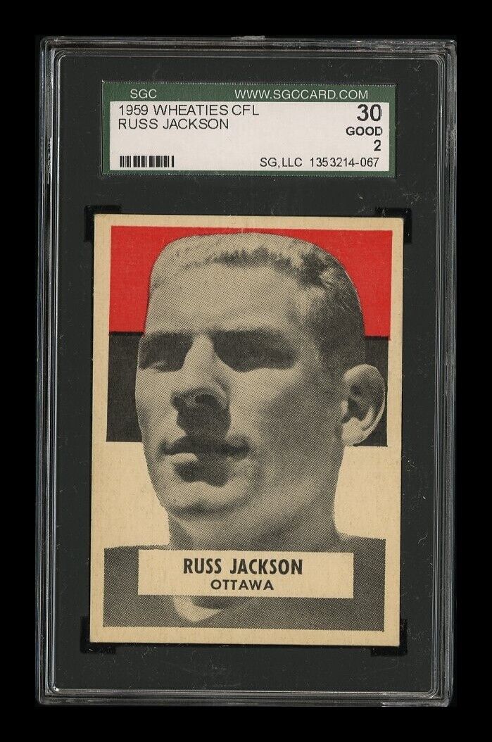 1959 Wheaties CFL Russ Jackson