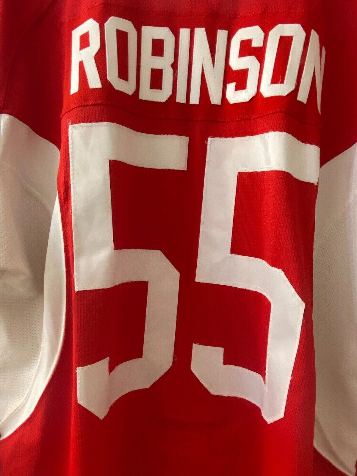 Buddy Robinson’s 2015-16 Ottawa Senators RBK Edge NHL Pro Stock Red Reebok Practice Jersey