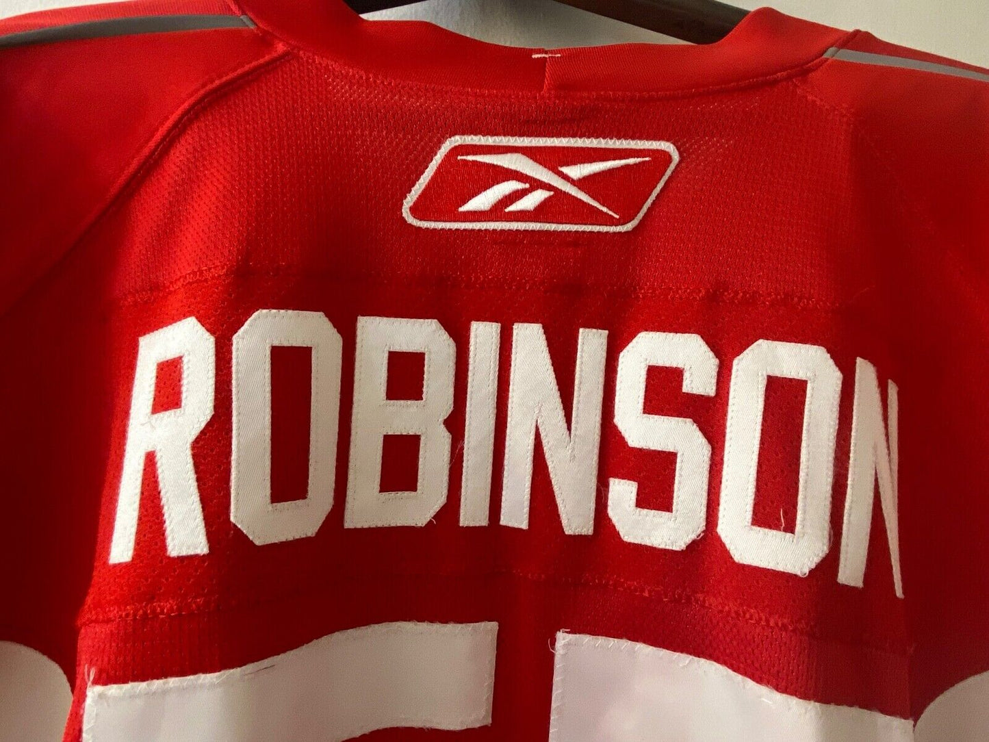 Buddy Robinson’s 2015-16 Ottawa Senators RBK Edge NHL Pro Stock Red Reebok Practice Jersey