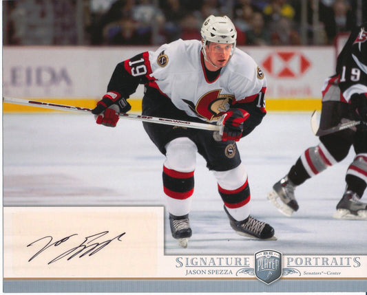 2006-07 Be A Player Signature Portraits Autograph #SP-SP Jason Spezza - 8x10 oversized card