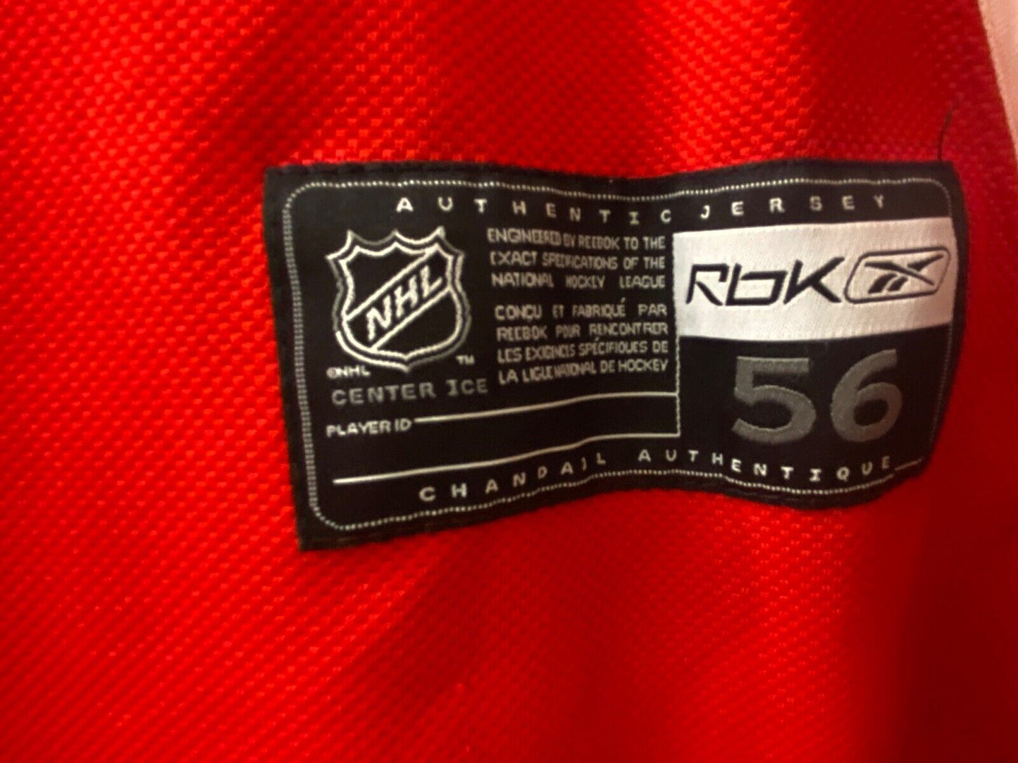 Buddy Robinson’s 2015-16 Ottawa Senators RBK Edge NHL Pro Stock Red Reebok Practice Jersey