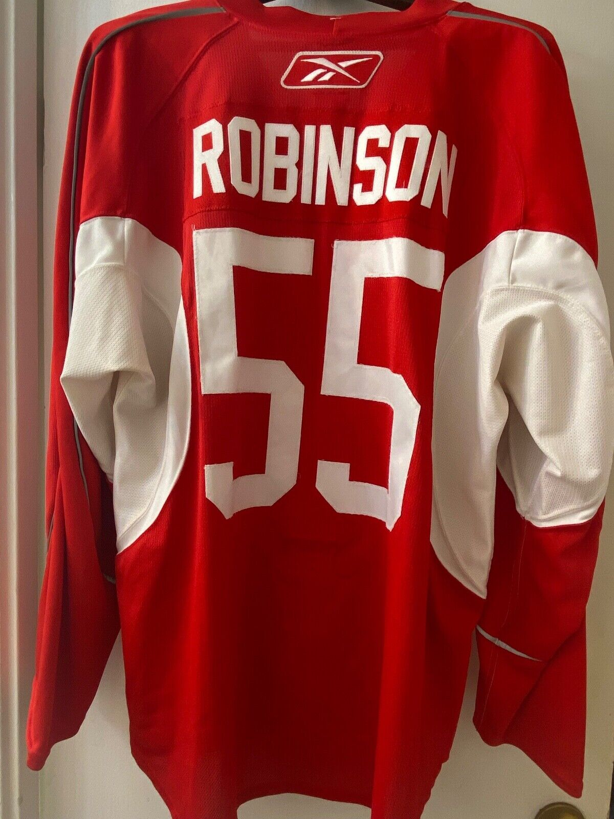 Buddy Robinson’s 2015-16 Ottawa Senators RBK Edge NHL Pro Stock Red Reebok Practice Jersey